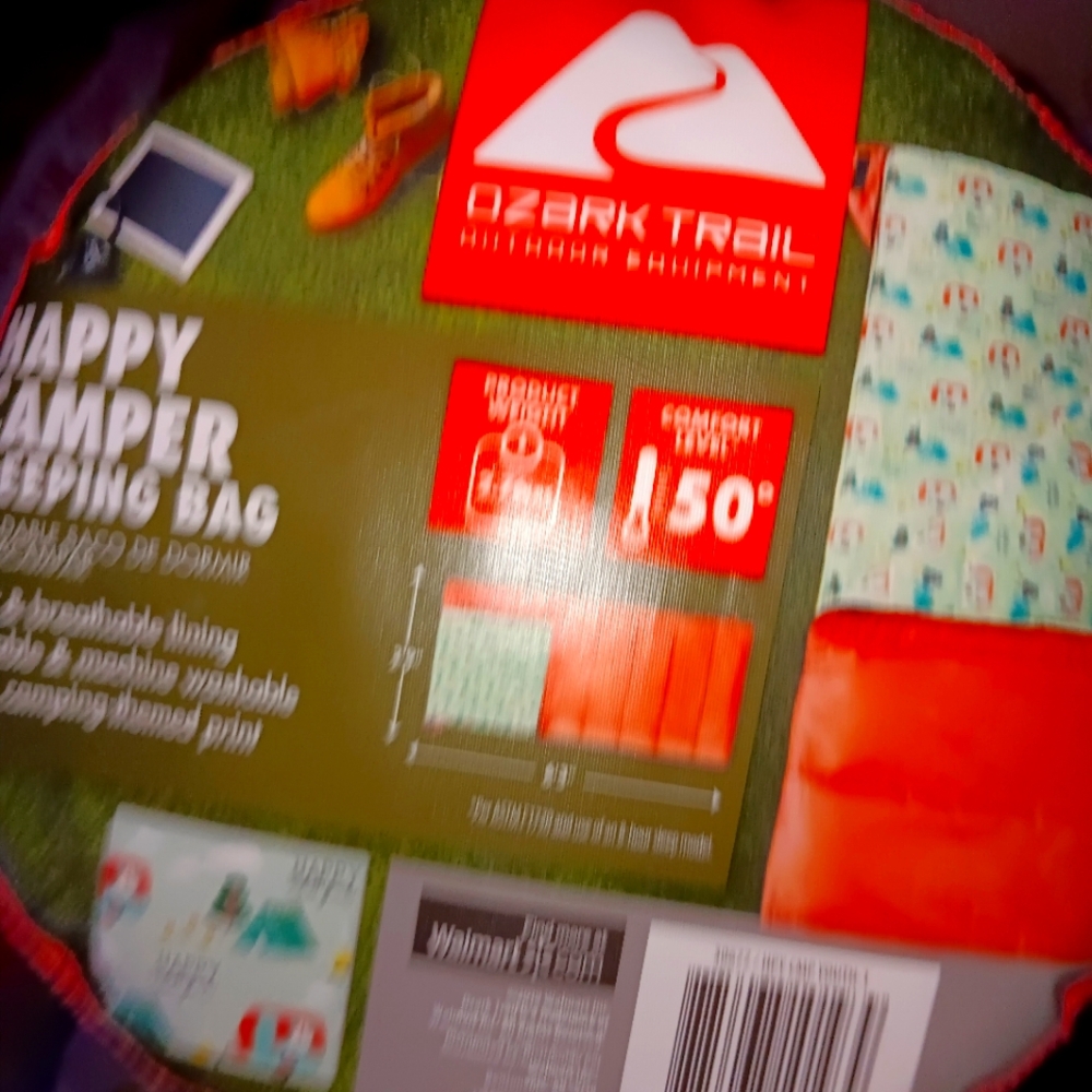Ozark Trails Happy Camper Adult sleeping bag